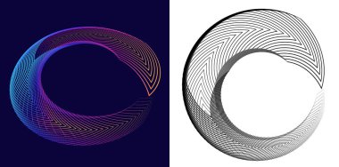 Kozmetik Tasarımı, Skincare, Güzellik, Spa, Banner İçin Sağlık, Web Tasarımı, Broşür. Akan Çizgiler Simgesi, Logo, ve Dairesel Noktalar, Çizgiler, ve Desenler Vektör İllüstrasyonu