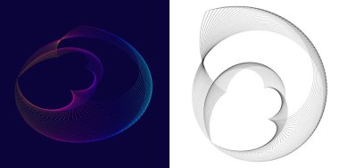 Kozmetik Tasarımı, Skincare, Güzellik, Spa, Banner İçin Sağlık, Web Tasarımı, Broşür. Akan Çizgiler Simgesi, Logo, ve Dairesel Noktalar, Çizgiler, ve Desenler Vektör İllüstrasyonu