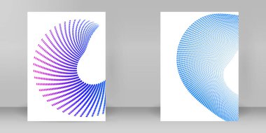 Kozmetik, cilt bakımı, güzellik, sağlık, web tasarımı için rahatlama, bayrak, broşür, paket için tasarım kapağı şablonu. Simge, Logo ve Dairesel Noktalar, Çizgiler ve Mükemmellerden oluşan arkaplan. Kutsal Gün 