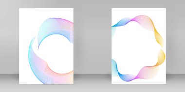 Şablon kapağı dekoru, tekstil tasarımı, iç dekorasyon, ev dekorasyonu, bayrak için güzellik, web tasarımı, sunum, paket için tasarım. Simge, Logo ve Dairesel Noktalar, Çizgiler ve