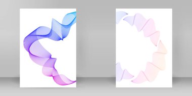 Yoga, Wellness, relaxation, Health Lifestyle, Organic for Web-design, Presentation, Banner, package için tasarım kapağı şablonu. Simge, Logo ve Dairesel Noktalar, Çizgiler ve