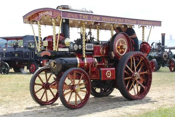 Southampton Reino Unido Julho 2019 Motor Tração Vintage Exibição Netley — Fotografia de Stock