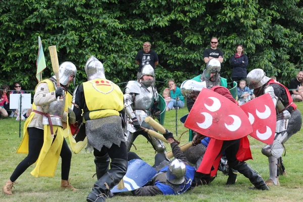 Battle Juli 2019 Ritterturnier Den Ganzen Sommer Über Mehreren Orten — Stockfoto