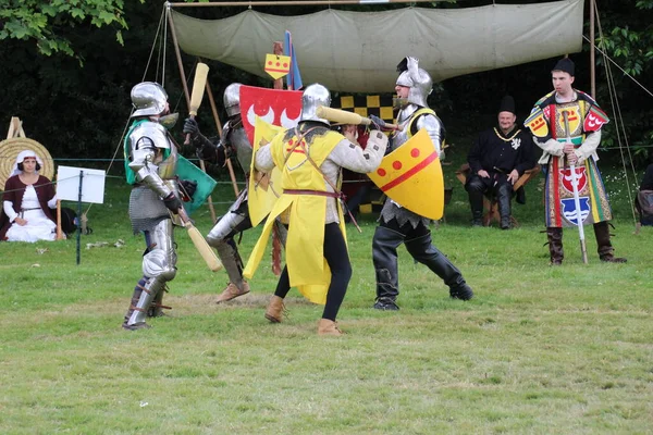 Battle Juli 2019 Ritterturnier Den Ganzen Sommer Über Mehreren Orten — Stockfoto