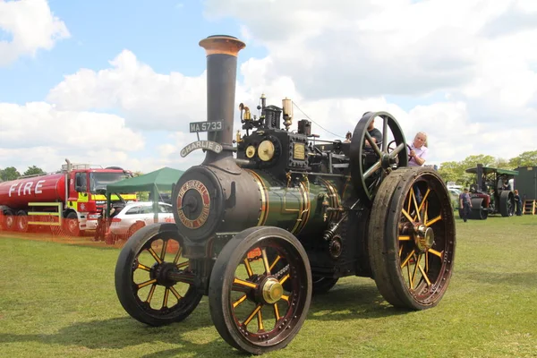 Southampton Reino Unido Julho 2019 Motor Tração Vintage Exibição Netley — Fotografia de Stock