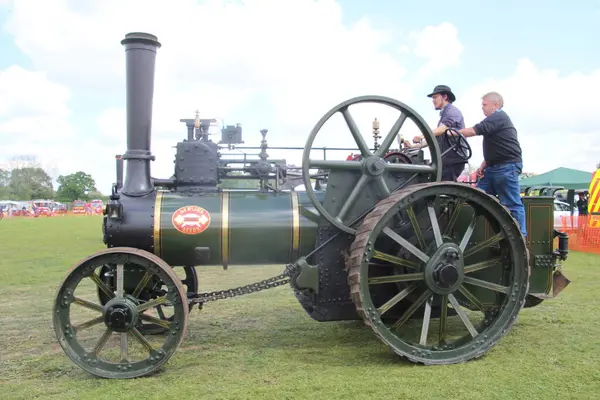 Southampton Reino Unido Julho 2019 Motor Tração Vintage Exibição Netley — Fotografia de Stock