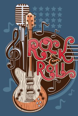 rock müzik amblemi