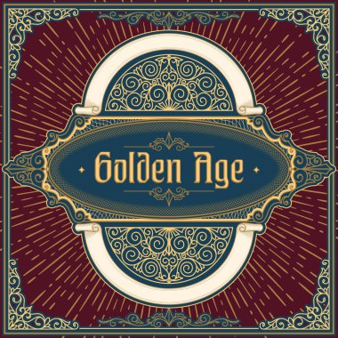  Altın rhombus çerçeve