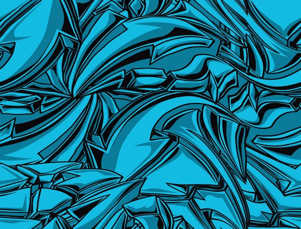 Abstrakte Blaue Graffiti Hintergrund Vektorillustration — Stockvektor