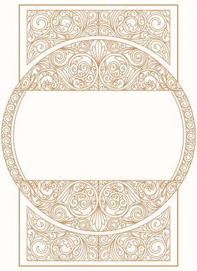 bej renkli çiçek tasarım, vektör çizim kartı