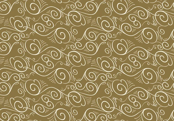 çiçek öğeleri, vektör çizim ile Dikişsiz dekoratif desen