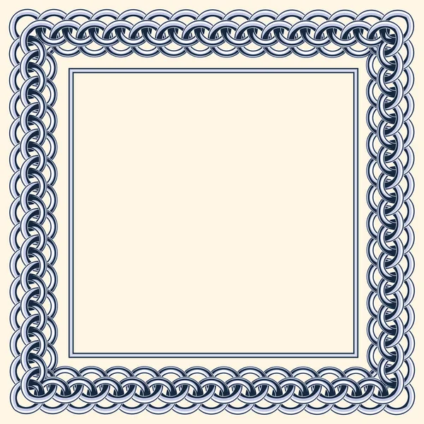 Zincir bağlantılar dekoratif çerçeve