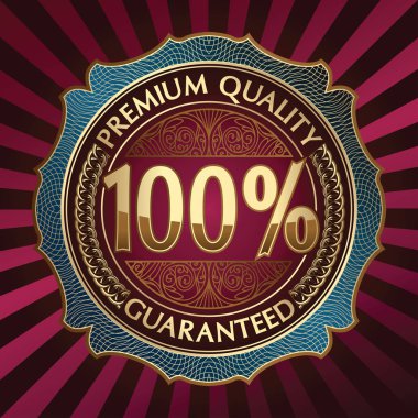 Premium kalite altın amblem