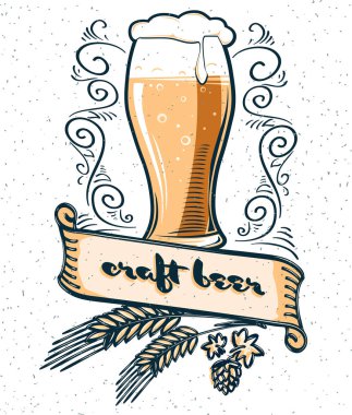 Ev yapımı craft bira amblemi