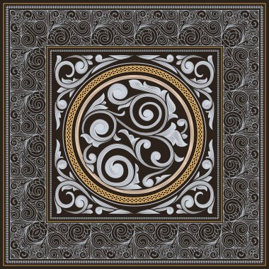 Klasik dekoratif kart