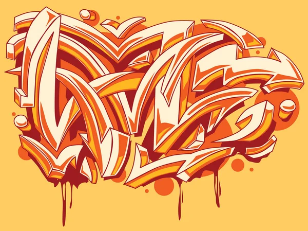 Helle Funkige Graffiti Pfeile — Stockvektor