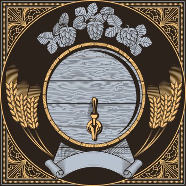 Bira dekoratif tasarım Varil