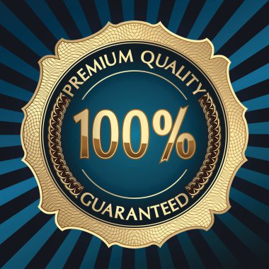 Premium kalite dekoratif altın amblem