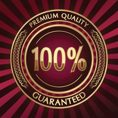 Premium kalite dekoratif altın amblem