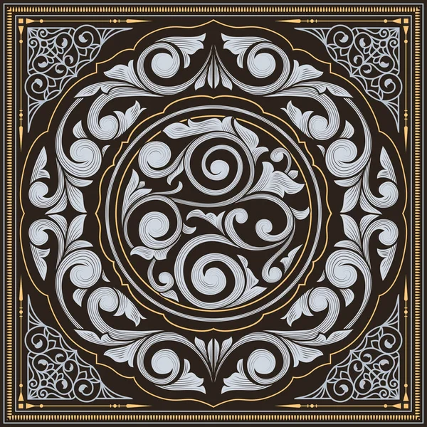 Dekoratif dekoratif retro tasarım kartı