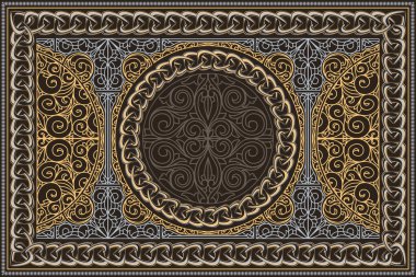 Dekoratif retro tasarımı boş