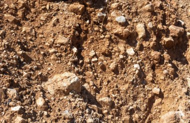 Kırmızı toprak toprak arka plan, mars sorunsuz doğal arka plan üstten görünüm