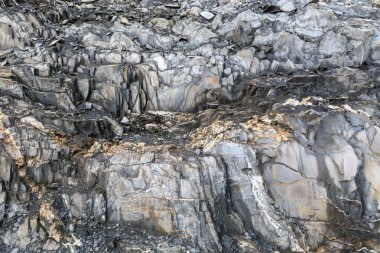 Taş doku arka plan yüzeyi dilimlenmiş renkli taş yakın çekim