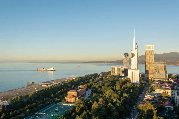 Batumi, Acara, Gürcistan - Ekim 2018: Batum, panoramik görünümü