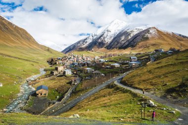 Otantik yüksek dağ köyü Vadisi'nde