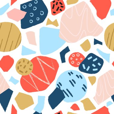 Doodle geometrik desen.