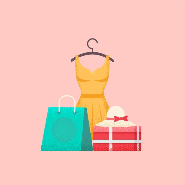 Concept de shopping. Ventes — Image vectorielle