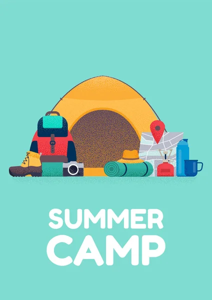 Summer camp banner.