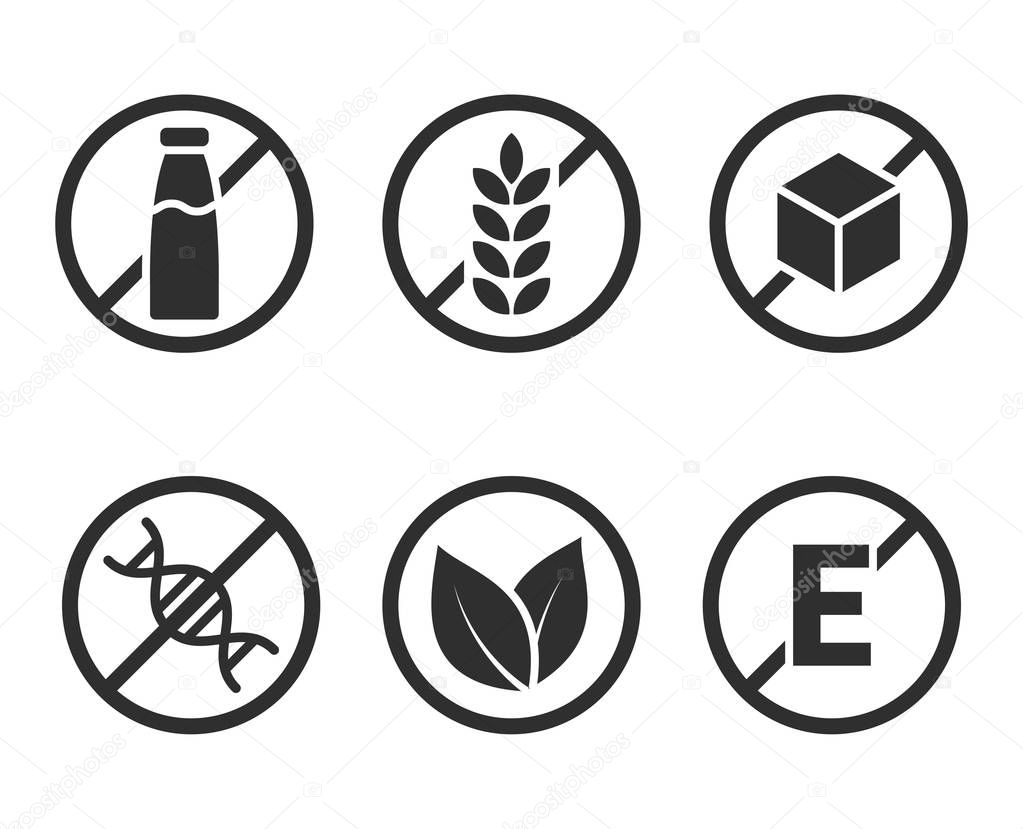 Set of product icons