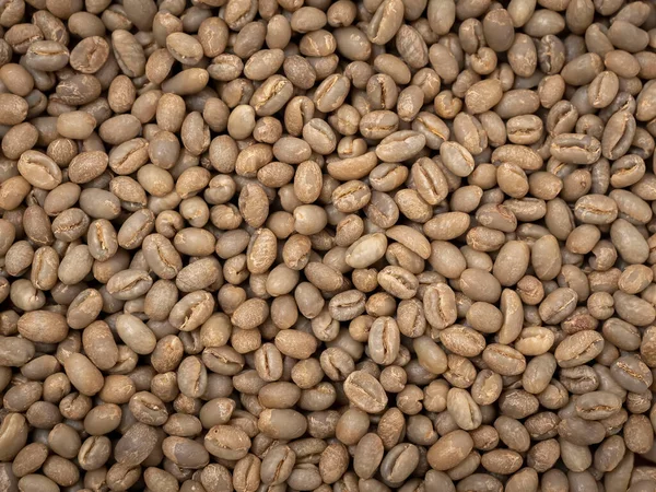 Afrika 'dan pişmemiş çiğ kahve çekirdeği. 