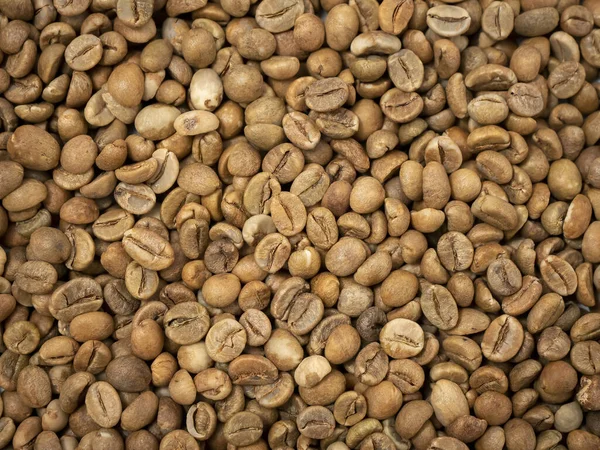 Afrika 'dan pişmemiş çiğ kahve çekirdeği. 