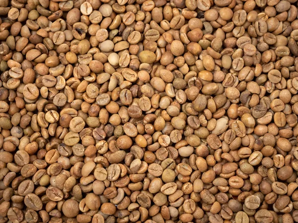 Afrika 'dan pişmemiş çiğ kahve çekirdeği. 