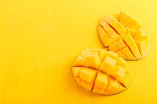 Ripe Fresh Mango Close Food Ingredients Concept Health — Stock Photo, Image