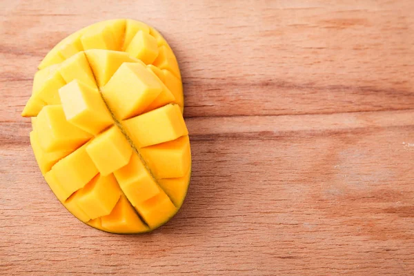 Ripe Fresh Mango Close Food Ingredients Concept Health — Stock Photo, Image