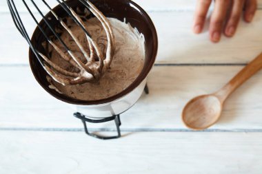 mutfak pişirme işlemi. Gıda arka plan