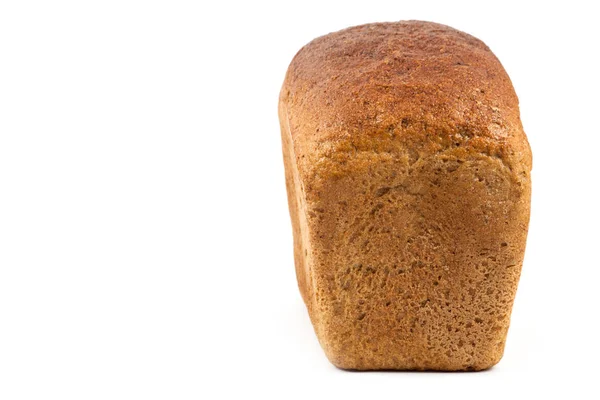Frisches Brot Isoliert Auf Weißem Hintergrund Lebensmittelzutaten — Stockfoto