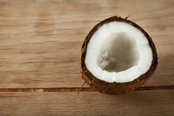 Dojrzałe Świeżego Kokosa Białym Tle Składniki Żywności — Zdjęcie stockowe
