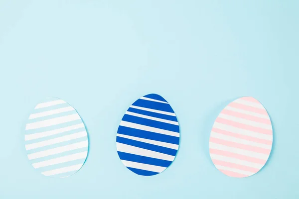 행복 한 부활절 배경 토끼와 계란 — 스톡 사진
