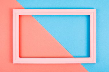 Arka plan üzerinde beyaz bir çerçeve