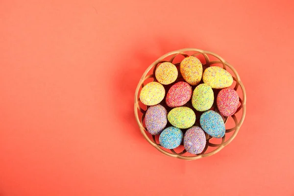 다채로운 계란 프레임 — 스톡 사진