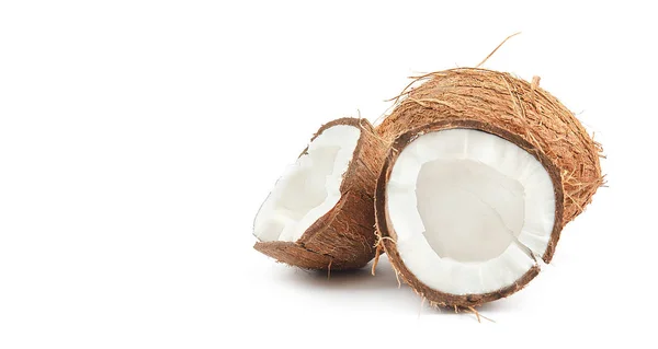 Cocco fresco su sfondo bianco — Foto Stock