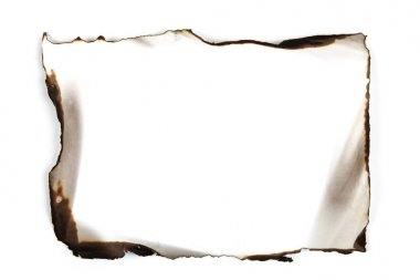 eski yanmış kağıt