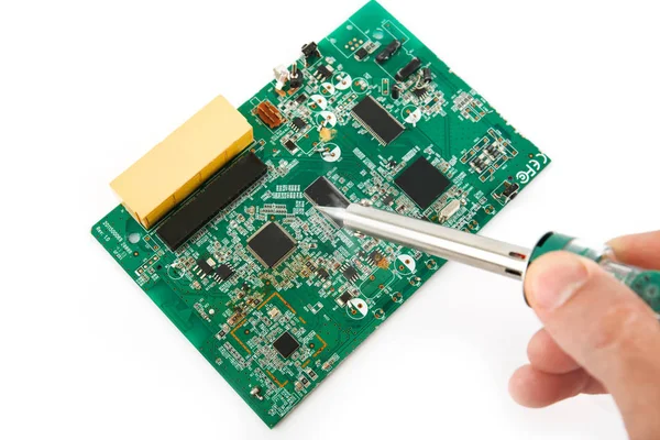 Reparatie van elektronische apparaten — Stockfoto