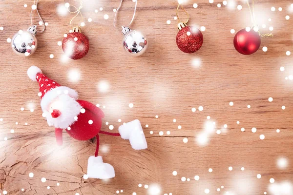 Christmas background with decorations — Stock Photo, Image