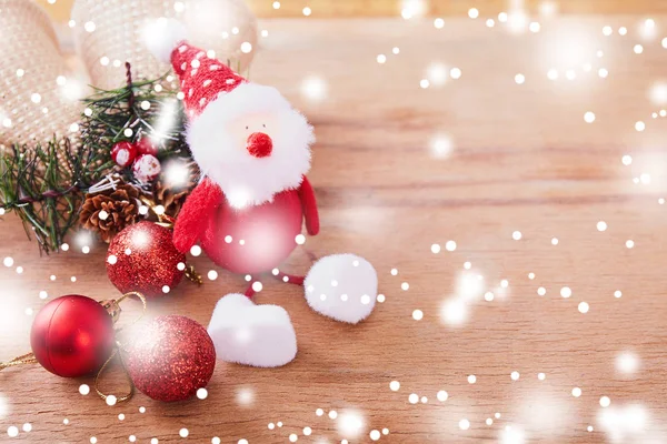 Christmas background with decorations — Stock Photo, Image