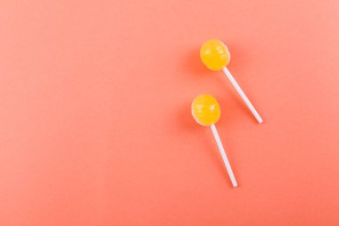 nane mavisi pastel arka plan lolipop.